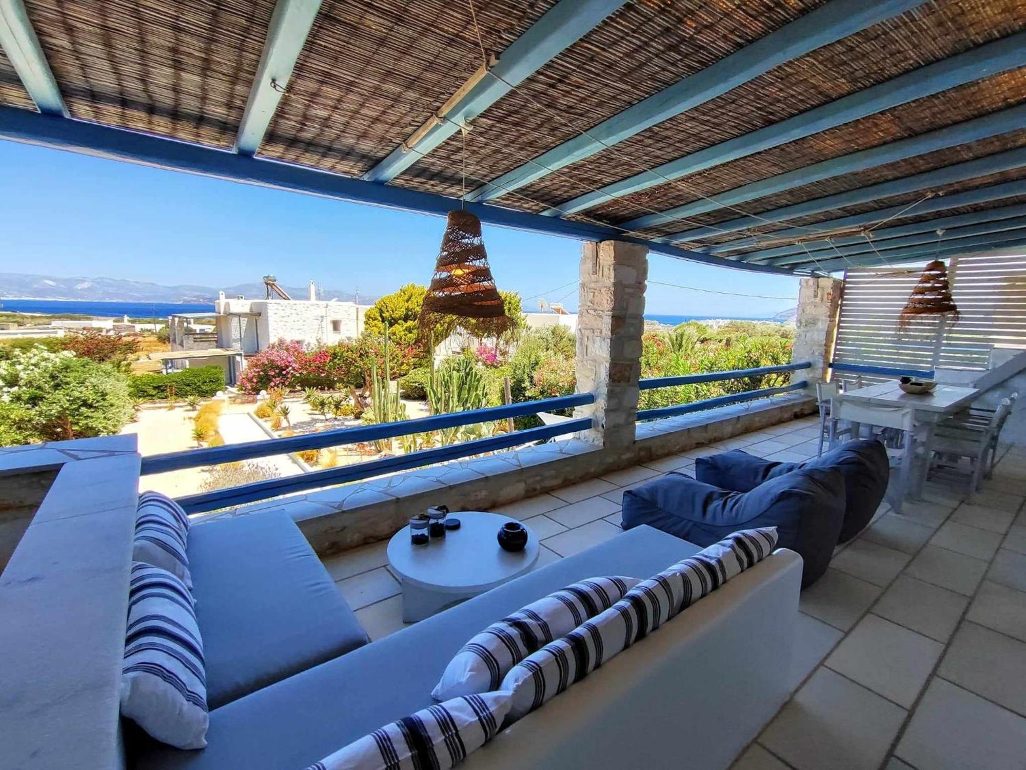 Island Magic - Seaview Villa With Jacuzzi Pool Ambelas Exterior foto