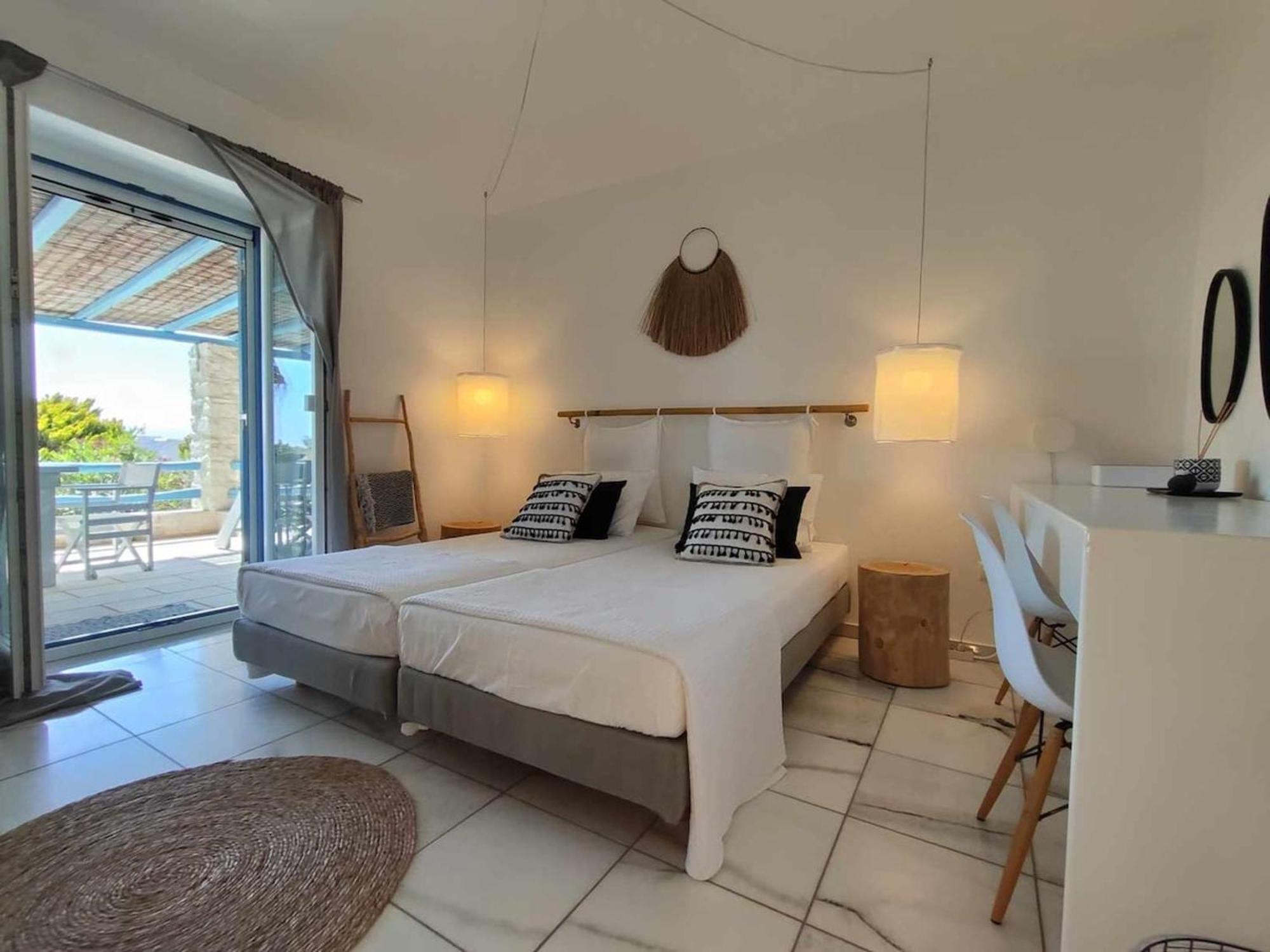 Island Magic - Seaview Villa With Jacuzzi Pool Ambelas Exterior foto